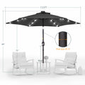 90'' Lighted Tilt Market Umbrella