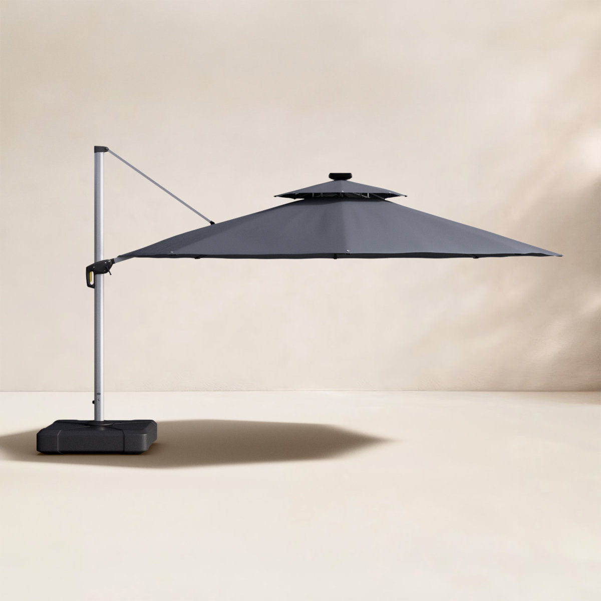 Lillehammer 144'' Lighted Cantilever Umbrella