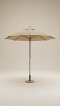 Bistro Umbrella with Driftwood Finish
